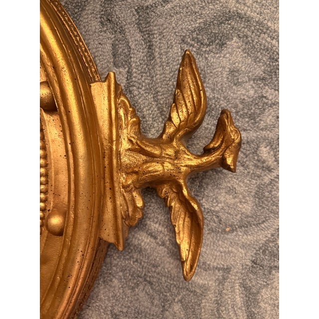 1960s Large Vintage Federal Eagle Mirror With 13 Colony Balls, 25" X 33" For Sale - Image 5 of 7