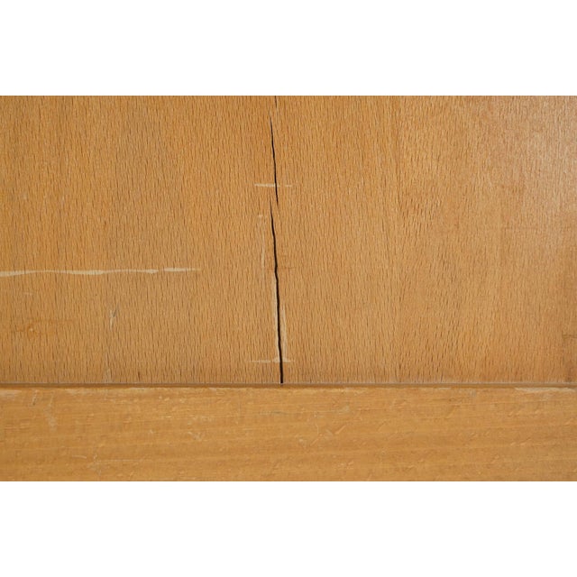 Vintage French J.M. Paillard Wood Art Supply Display Cabinet For Sale - Image 15 of 16