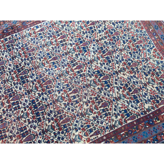 Antique Afshar Rug, 1890s For Sale - Image 10 of 18