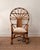 1970s Philippine Peacock Fan-Back Rattan Chair — Vintage Bohemian Statement Chair For Sale In Los Angeles - Image 6 of 6