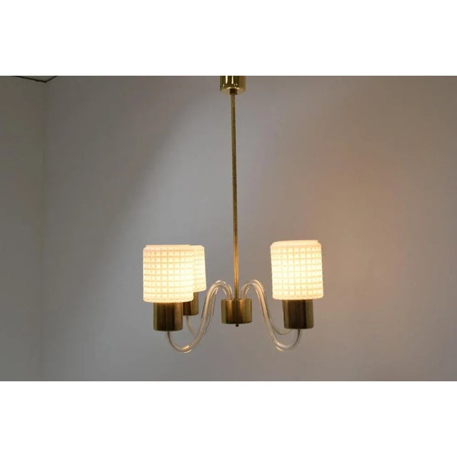 1970s Mid-Century Chandelier from Kamenicky Senov, 1970s For Sale - Image 5 of 13