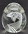 Signed Steuben White Swirl & Bubble Glass Egg Paperweight by George Thompson For Sale - Image 16 of 18
