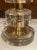 Pair of Murano Clear Glass and Brass Disc Lamps For Sale In Dallas - Image 6 of 10