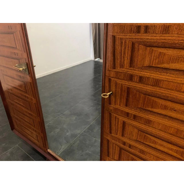 Inlaid Rosewood Wardrobe from Dassi, 1950s For Sale - Image 6 of 13