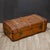 Antique German Monogrammed Flat-Top Cabin Steamer Trunk c.1910 For Sale - Image 4 of 11