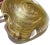 Purple Murano Dark Purple Swirling Pattern Heavy Gold Flecks Vintage Italian Art Glass Bowl Catchall Ashtray For Sale - Image 8 of 11
