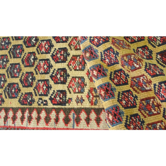 Textile Antique Shirvan / Caucasian Runner, 3'6" × 13'8" For Sale - Image 7 of 10
