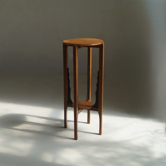 Art Deco Dutch Amsterdam School Plant Table, 1930s For Sale - Image 13 of 13