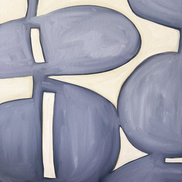 2020s Original Abstract Geometric Painting, Oil on Canvas, 24" X 30" by Tatiana Duperault For Sale - Image 5 of 5