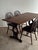 Vintage Old World Refectory Oak Trestle Dining Table For Sale - Image 17 of 17
