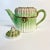 Ceramic 1970s Vintage Boho Chic Hollywood Regency Trompe L’Oeil Asparagus Tea Pot. For Sale - Image 7 of 9