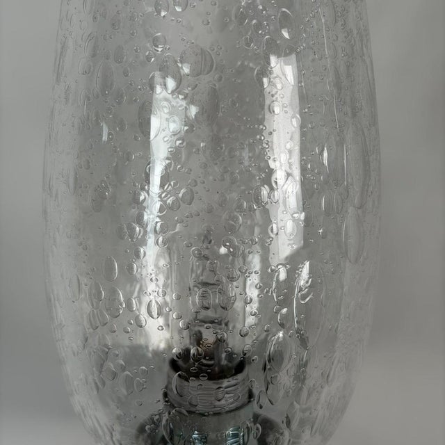 Pulegoso Glass and Chrome Wall Sconces in the style of Seguso Vetri d'Arte, 1970s, Set of 2 For Sale - Image 14 of 18