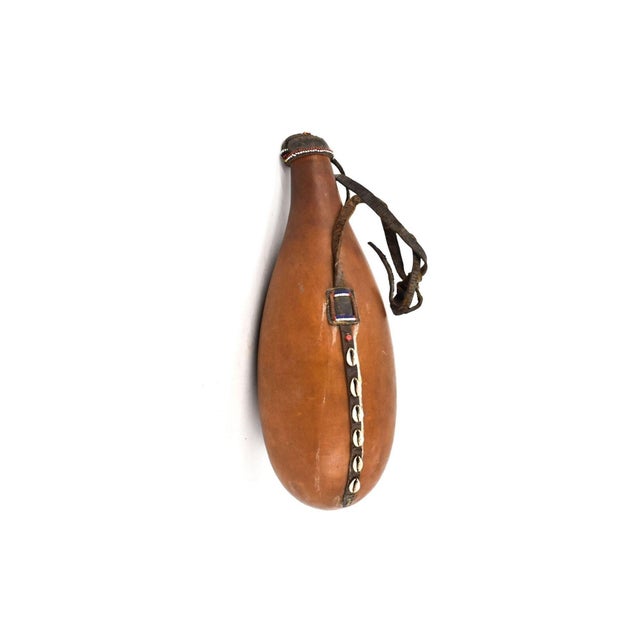 Early 20th Century Maasai Beaded Milk Gourd Container Kenya For Sale In Denver - Image 6 of 6