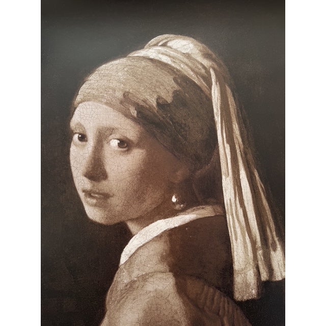 J.Vermeer (1832-1675), Jeune Fille À La Perle, the Hague, Mauritshuis, Copyright Photo Scala Florence, 2009, Large Format For Sale - Image 11 of 14