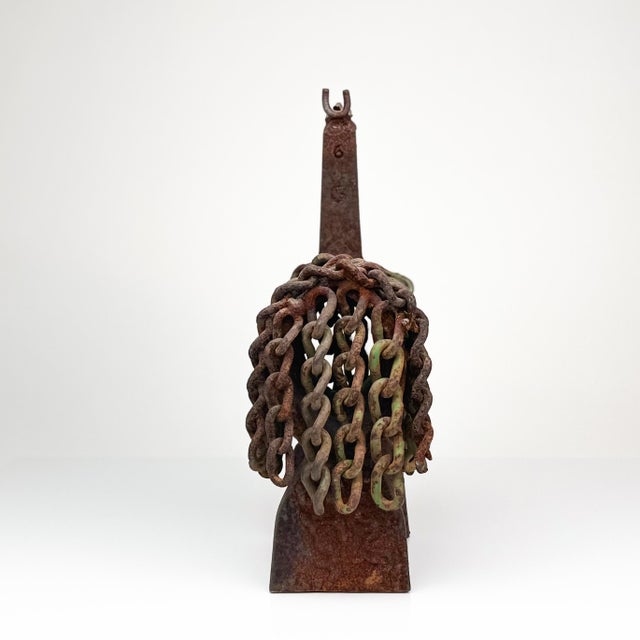 Late 20th Century Vintage Brutalist Metal Llama Sculpture | Signed Robert Cumpston | Late 20th Century For Sale - Image 5 of 11