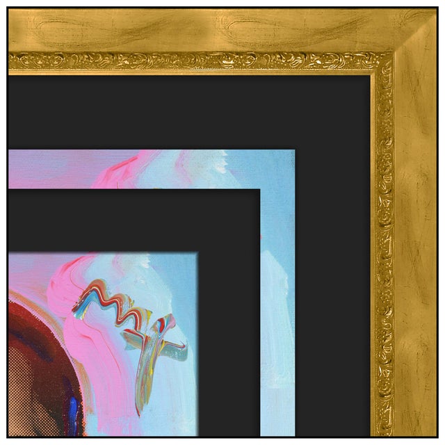 2009 President Obama Pop Art Blue Acrylic Painting on Canvas Peter Max For Sale In Minneapolis - Image 6 of 7