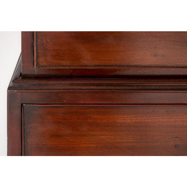 Brown Georgian Mahogany Chest of Drawers For Sale - Image 8 of 9