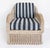 1970s Henry Link Rattan Lounge Chairs, Ottomans, New Sunbrella Upholstery, 2 Pairs For Sale - Image 9 of 18