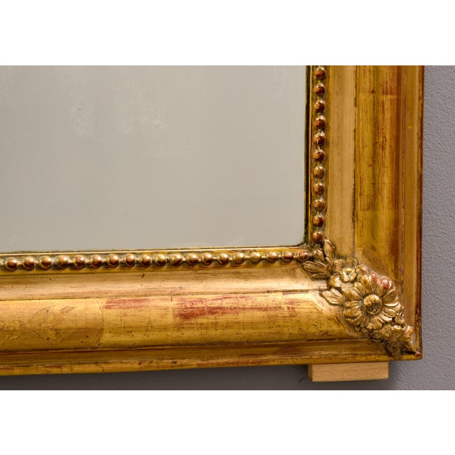 19th Century Gilt Wood Frame Louis Philippe Mirror For Sale - Image 4 of 12