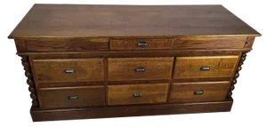 Trade Bench with Oak Drawers