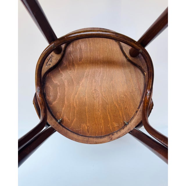 Antique J&j Kohn Mundus Model 337 Bentwood Chair Romania For Sale - Image 9 of 14