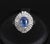 Modern Late 20th Century Rare 2.09ct Gia Ceylon No Heat Sapphire & 0.69ct Diamond Platinum Ring Size 5.25 For Sale - Image 3 of 17
