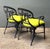 Black After Veneman Aluminum Armchairs in Ralph Lauren “Salt Marsh” - Pair For Sale - Image 8 of 18