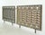 Mid 20th Century Pair of European Hollywood Regency Wrought Iron & Brass Grills For Sale - Image 4 of 10