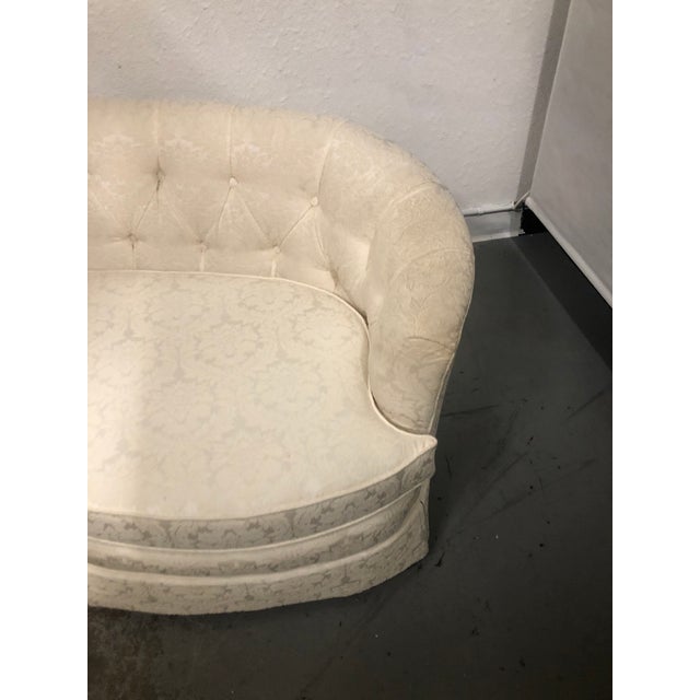 Henredon White Damask Sofa Dorothy Draper Chairish