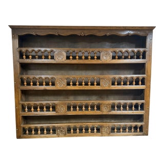 Decorative Early 19th-Century French Provincial Plate Rack For Sale