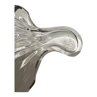 Baccarat Leaf Shaped Catch All/Ashtrays For Sale