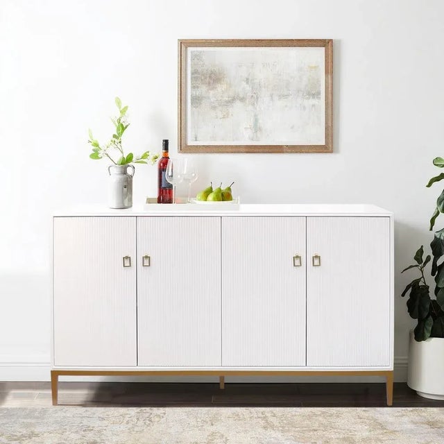 Pasargad Home Victoria Ivory 4Door Sideboard Chairish