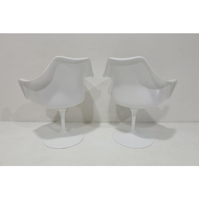 Metal Eero Saarinen for Knoll Tulip Chairs For Sale - Image 7 of 7