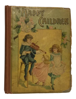 1889 "Happy Children " Lithographs Book