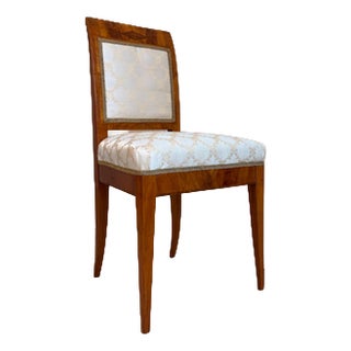 Antique Biedermeier Walnut Armchair For Sale