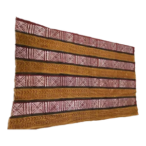 Bogolan Mali Mud Cloth Textile 40" by 63"