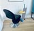 Metal Verner Panton System 1-2-3 Swivel Chair Pair Black Leather Space Age Danish Mid Century Modern For Sale - Image 7 of 9