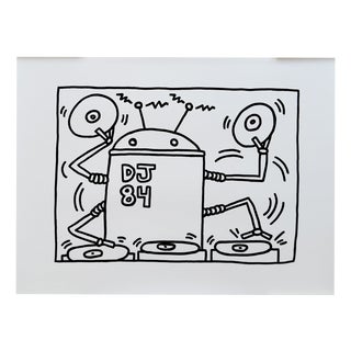 Keith Haring, DJ 84, Print For Sale
