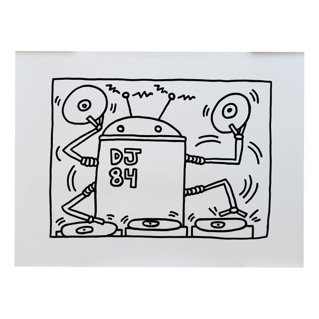 Keith Haring, DJ 84, Print For Sale