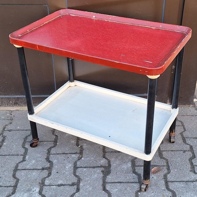 French Art Deco Tea Trolley, 1930s For Sale - Image 6 of 8