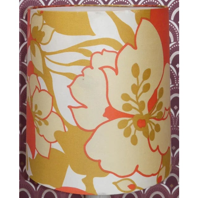 Colorful Umbrella Illuminated Glass Base Noble Table Lamp from Peill & Putzler, 1970s For Sale - Image 6 of 11