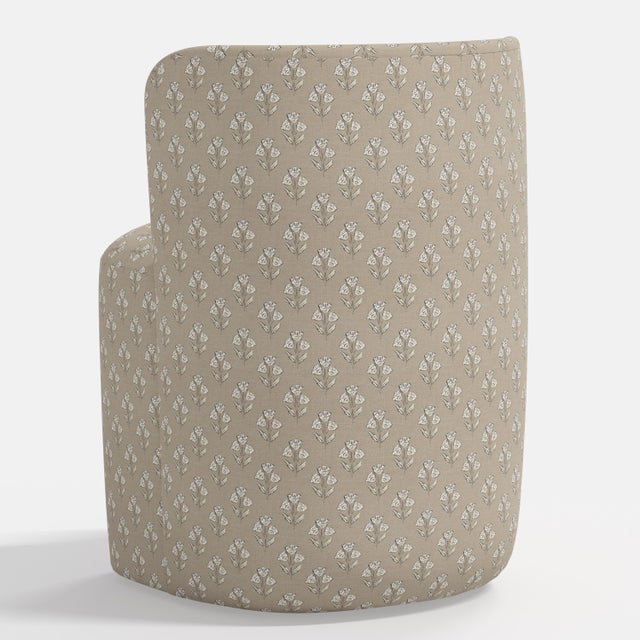 Stoffer Home x Cloth & Company Gail Dining Chair in Francie Tan For Sale In Chicago - Image 6 of 6