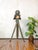 Barndoor Theater Spotlight Floor Lamp on Bundeswehr Tripod from A.E. Cremer, Paris, 1950s For Sale - Image 14 of 17