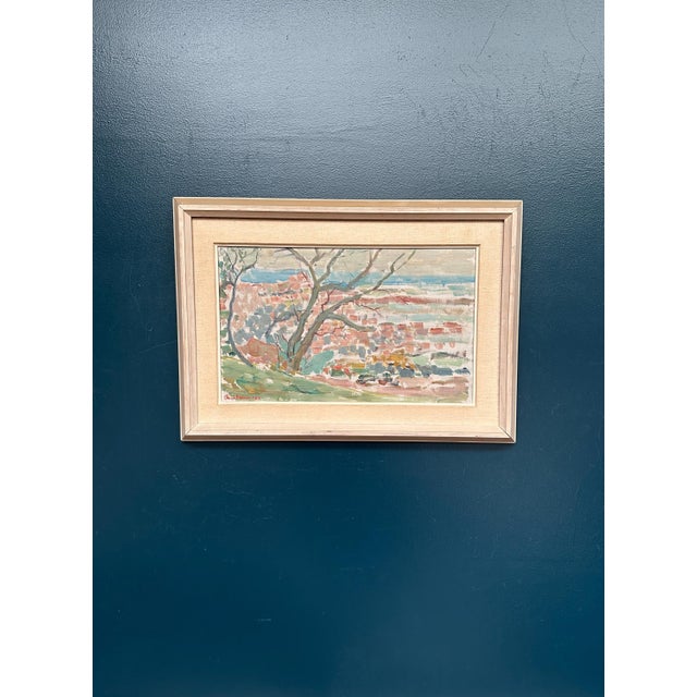 Rune Persson, Landscape, 1950s, Oil on Canvas, Framed For Sale - Image 14 of 18
