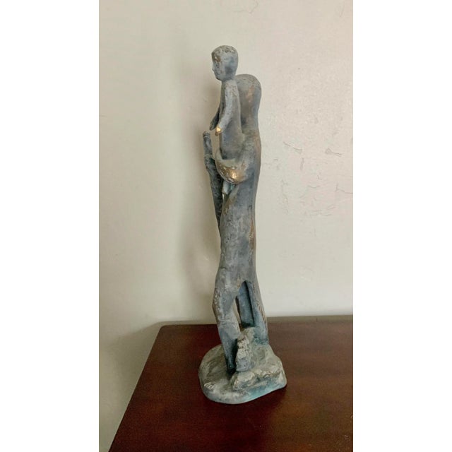 Rare 1967 modern gilt gray porcelain figure from Goebel Germany This unusual Goebel figure has a timeless design showing a...