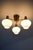 Ceiling Lamp in Brass and Opaline Glass attributed to Hans Bergström, 1940s For Sale - Image 9 of 10