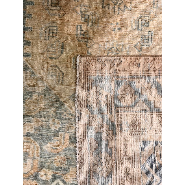 Distressed, Shabby Chic. The rug is solid but with low pile and a distressed look that adds to its beauty and charm. The...