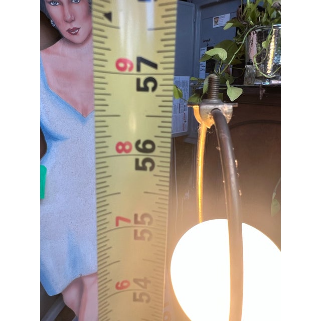 1970s Italian Tole Vintage Floor Lamp With Monkey Accents For Sale - Image 5 of 7