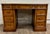 This is a beautiful vintage green leather top executive desk by Sligh Lowry Furniture, known for quality. This gorgeous...