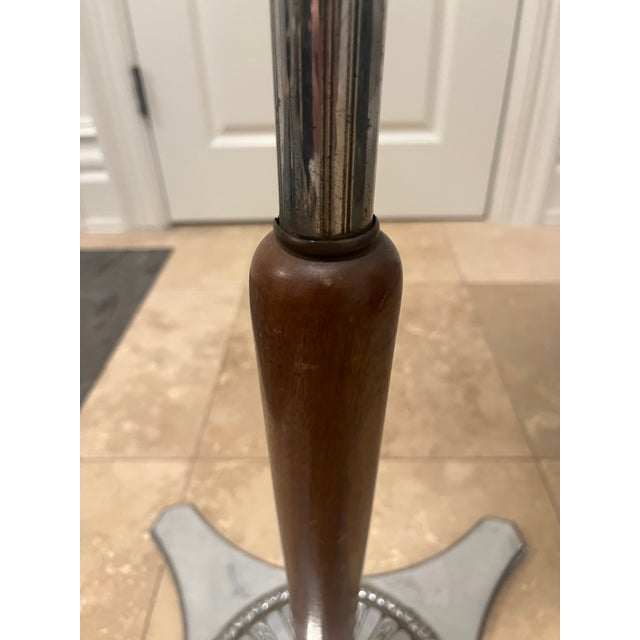 1920s Rare Intricate Art Deco Torchiere Floor Lamp For Sale - Image 10 of 13